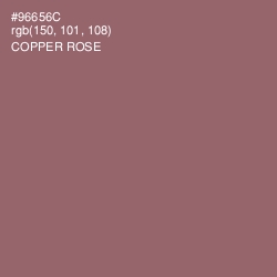 #96656C - Copper Rose Color Image